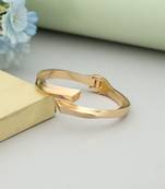 Gold color openable anti tarnish bracelet
