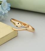 Gold color openable anti tarnish bracelet