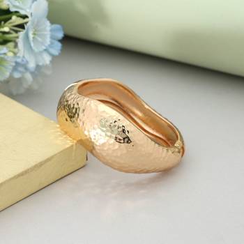 Gold color openable anti tarnish bracelet 1