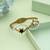 White & black color openable anti tarnish bracelet
