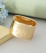 Gold color openable anti tarnish bracelet