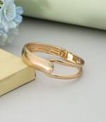 Gold color openable anti tarnish bracelet