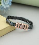 Black color anti tarnish bracelet