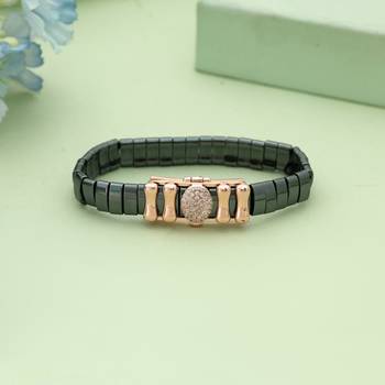 Black color anti tarnish bracelet 2