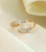 Gold color fashion rings