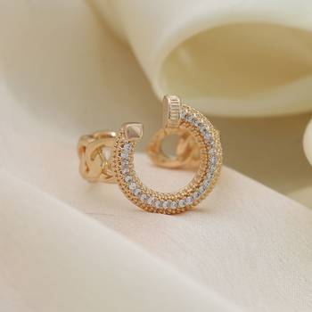 Gold color fashion rings 1