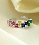 Multi color fashion rings