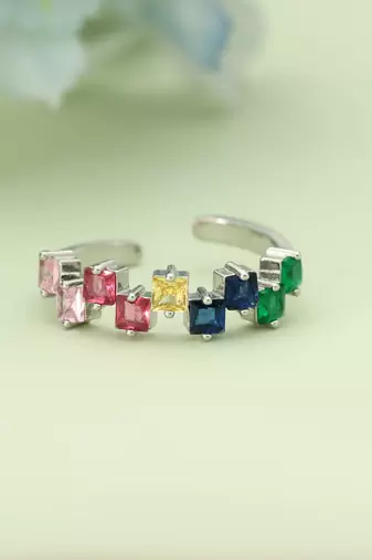 Multi color fashion rings