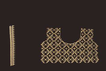 black sequin embroidered work vichitra silk blend saree for women 5
