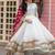 WHITE COLOUR FAUX GEORGETTE EMBROIDERY WORK FULLY ANARKALI SUIT STITCHED