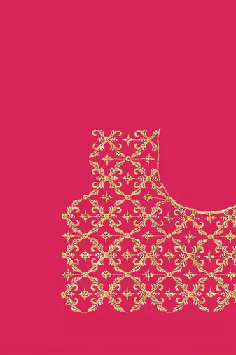 magenta sequin embroidered work vichitra silk blend saree for women