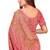 peach sequin embroidered work vichitra silk blend saree for women