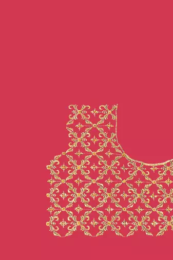 peach sequin embroidered work vichitra silk blend saree for women