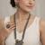 Dual tone oxidized silver jewelry set || indian tribal haram necklace set || boho statement jewelry combo
