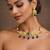 Rajwadi rajasthani choker necklace set||green doublet stone kundan bridal jewelry