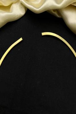 Minimalist gold hasli necklace||gold plated collar choker for women 4