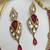 Victorian polki kundan necklace set ruby red | indian bridal gold choker jewelry
