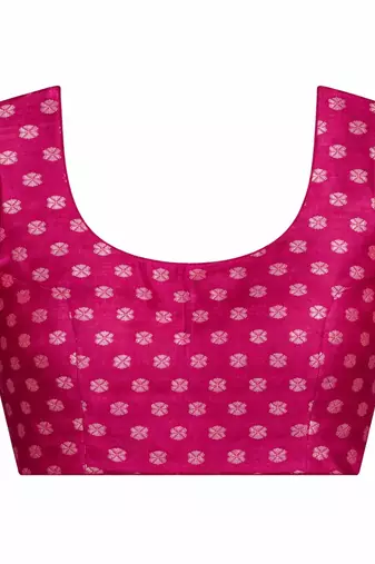  pink soft art silk banarasi jacuard work designer party wear saree with unstitched blouse piece