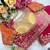 Rani Pink Color Embroidery Sequence work fendy satin Saree