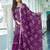 WINE CHINON SILK EMBROIDERED SALWAR SUIT STITCHED