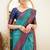 jacquard rama green jacquard art art silk fancy saree with unstitched blouse