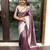 embellished silver jacquard art silk fancy saree with unstitched blouse