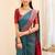 kanjivaram rama green self design art silk all seasons saree with unstitched blouse