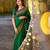 soft green woven pure art silk blend multicolor saree with unstitched blouse