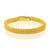 Brass micron gold thick heavy bracelet for men