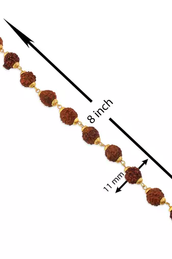 Panchmukhi 11mm rudrkash bracelet