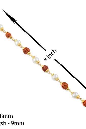 Rudraksh pearl bracelet