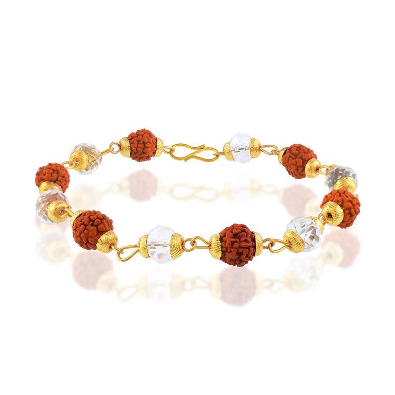 Rudraksh crystal bracelet for men women