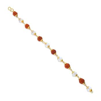 Rudraksh crystal bracelet for men women 2