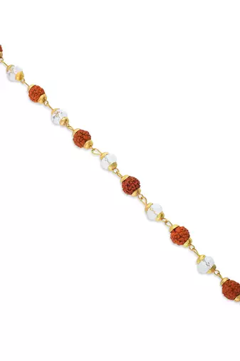 Rudraksh crystal bracelet for men women