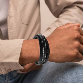 Leather bracelet for men fashion jewellery 3