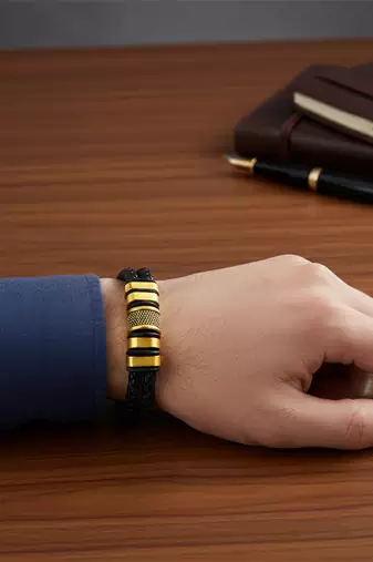 Leather bracelet for men fashion jewellery