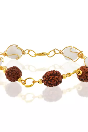 Rudraksh with machmani bracelet