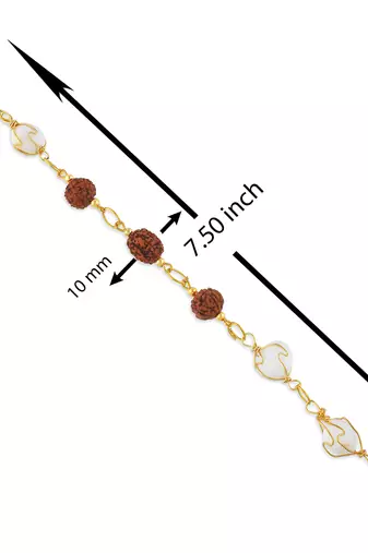 Rudraksh with machmani bracelet