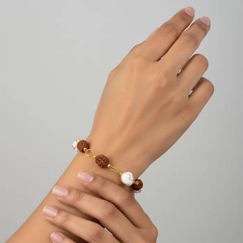 Rudraksh with machmani bracelet 3