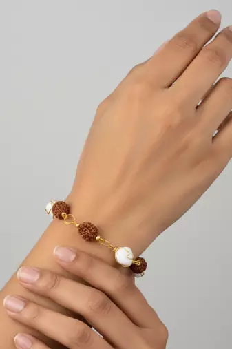 Rudraksh with machmani bracelet