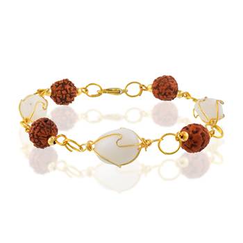 Rudraksh with machmani bracelet 1