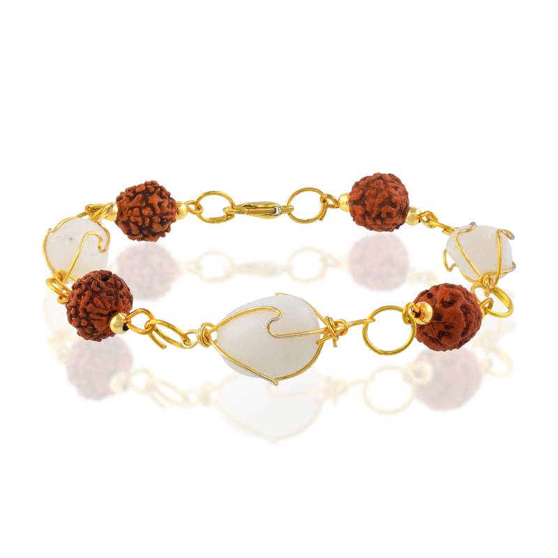 Rudraksh with machmani bracelet