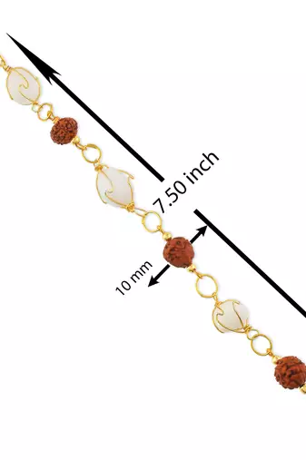 Rudraksh with machmani bracelet