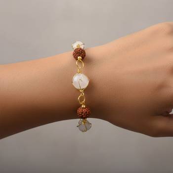 Rudraksh with machmani bracelet 3