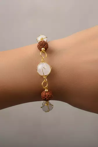 Rudraksh with machmani bracelet
