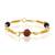 Rudraksh black bead bracelet for good luck and evil protection