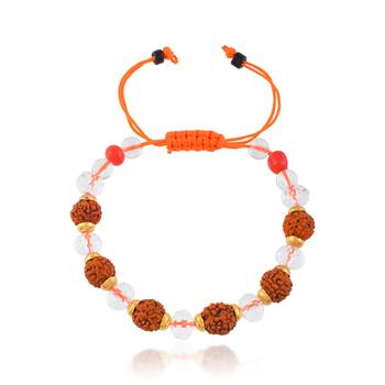 Rudraksh crystal bracelet for men women 2