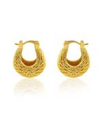 Brass gold plated tinka tokri design women earrings