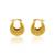 Brass gold plated tinka tokri design women earrings