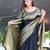 soft black woven silk cotton bollywood saree with unstitched blouse